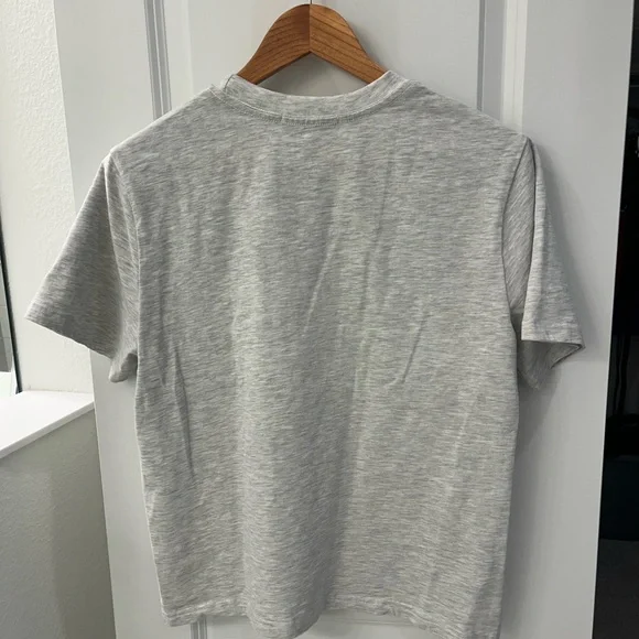 Aelfric Eden Flower Embroidery Number Tee Gray XS - Picture 2 of 5